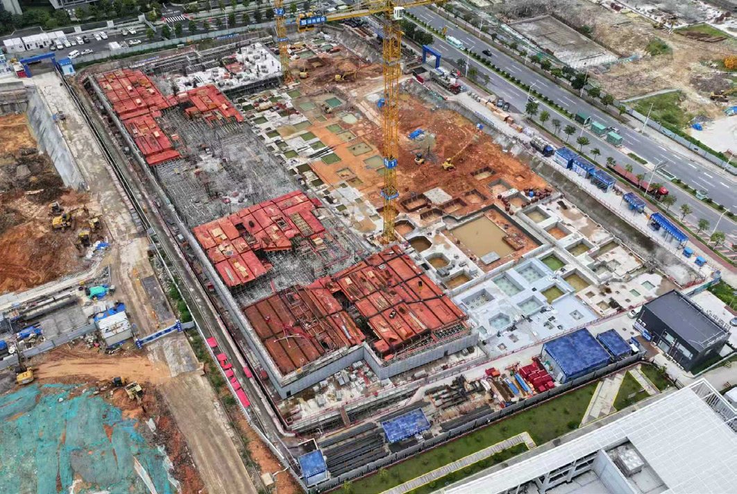 壹谷科技园 施工现场